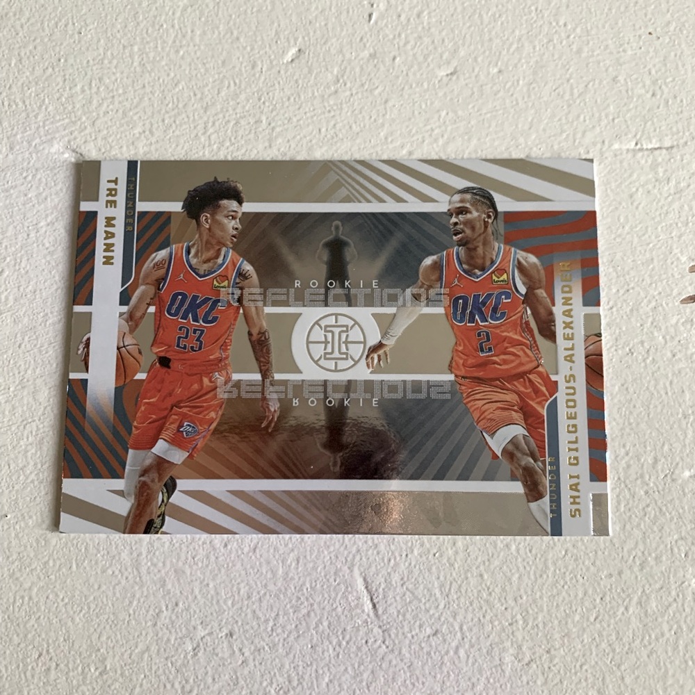 2021-22 Shai & Tre Mann Panini Rookie Reflections